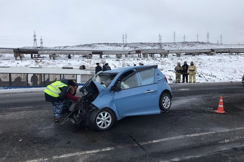 Стали известны новые подробности аварии с автобусом под Норильском. Фото: ГИБДД Красноярского края