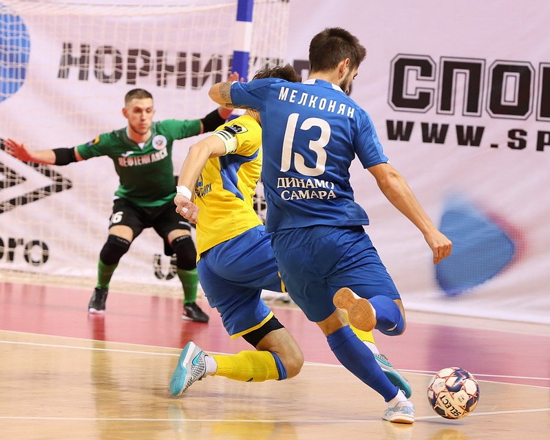 Счет в матче – 2:2. Фото: МФК «Динамо» (Самара)