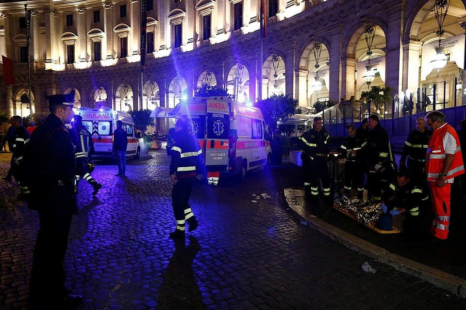 В Риме произошло обрушение эскалатора метро, пострадали десятки человек