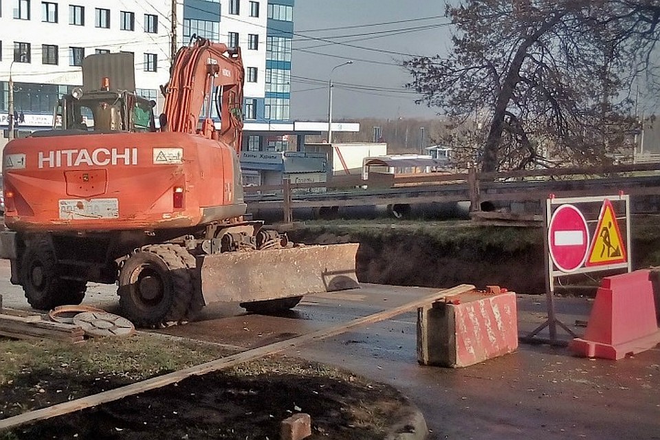 По словам подрядчика, участок работ был сложным. Фото: пресс-служба города Кирова