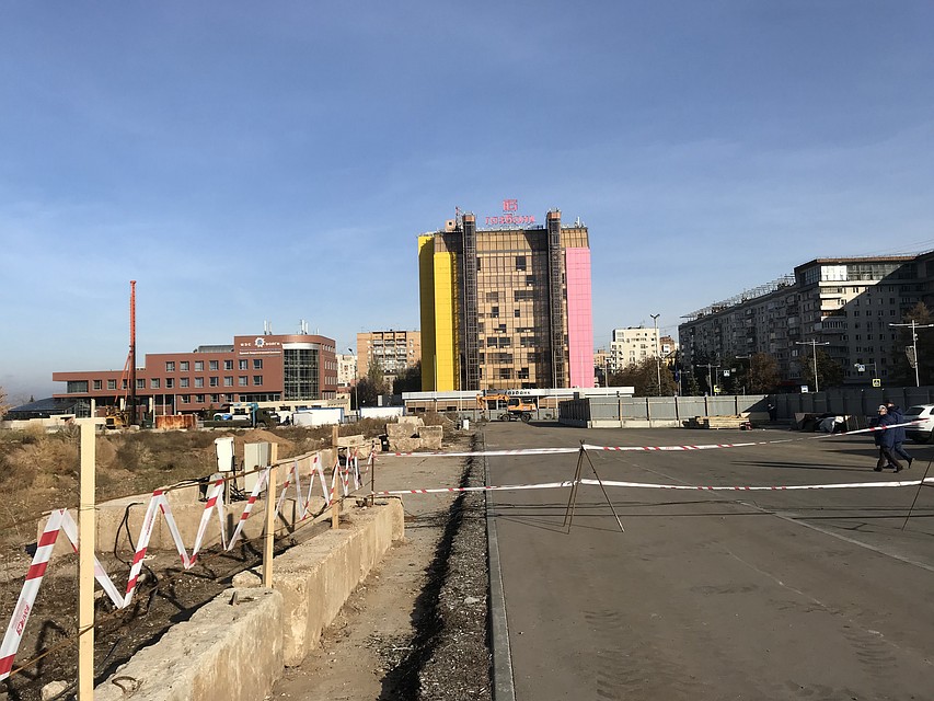 На Молодогвардейской начинается большая стройка