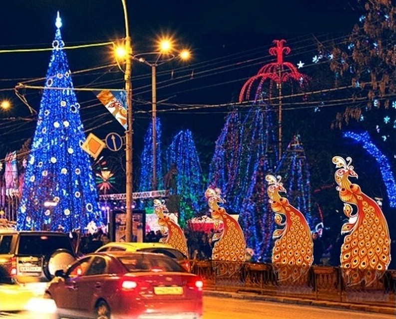 Центр города украсят жар-птицами.