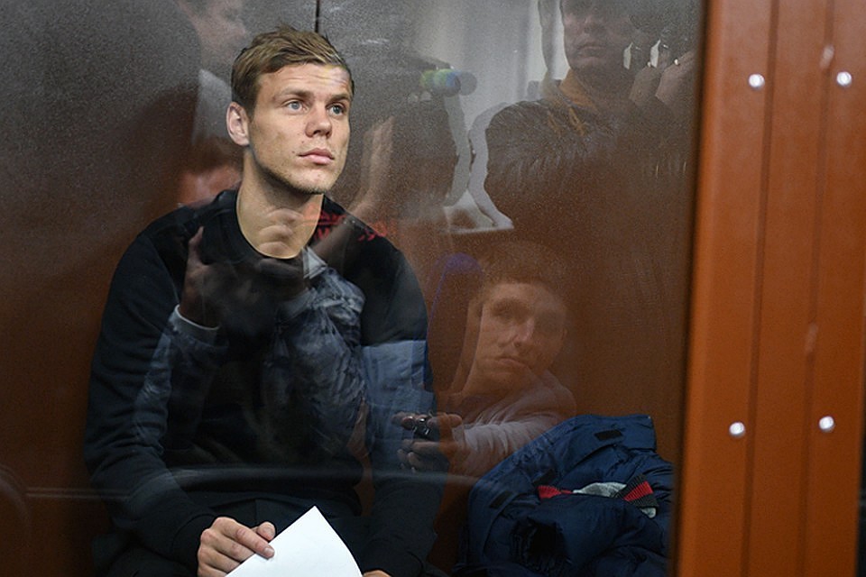 Нападающий футбольного клуба «Зенит» Александр Кокорин