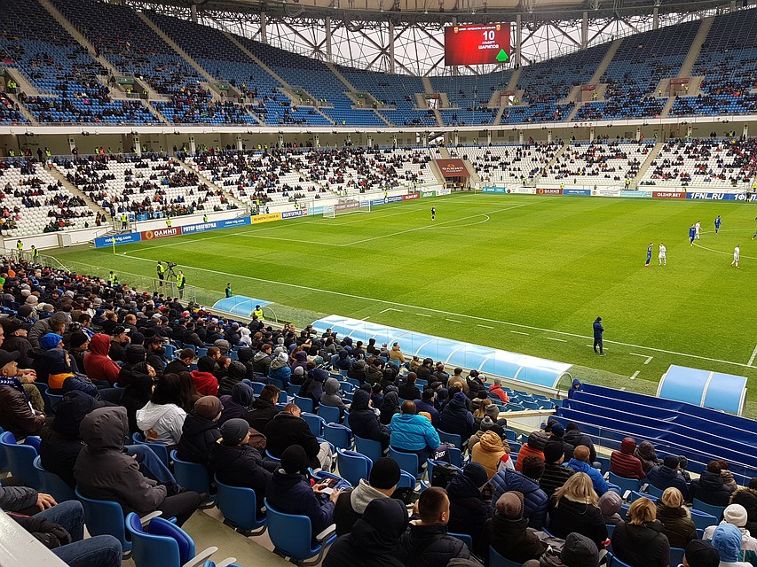 "Волгоград Арена" остается самым посещаемым стадионом в ФНЛ.