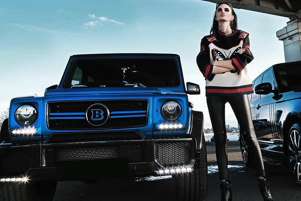 Яблоком раздора стал Mercedes AMG G63. Фото: instagram.com/alana_mamaeva