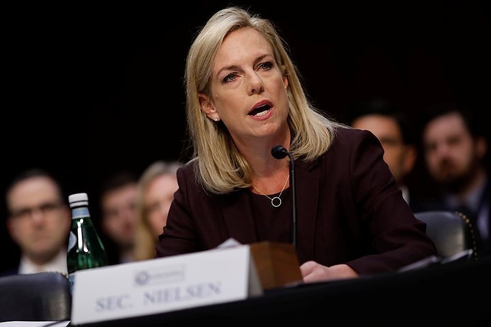 Министр внутренней безопасности (МВБ) США Кирстьен Нильсен