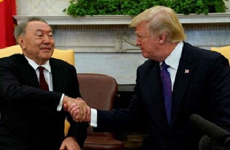 На решение суда косвенно могла повлиять встреча Дональда Трампа и Нурсултана Назарбаева. Фото: соцсети.