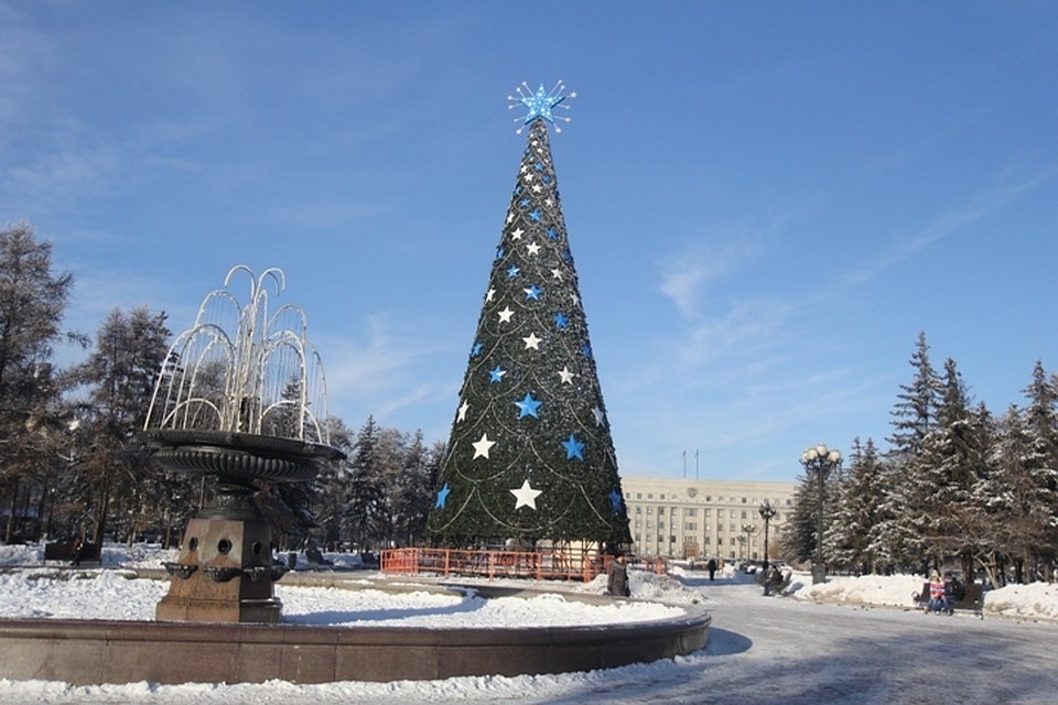 Новый год в Иркутске 2018: праздничая елка появится к концу ноября.