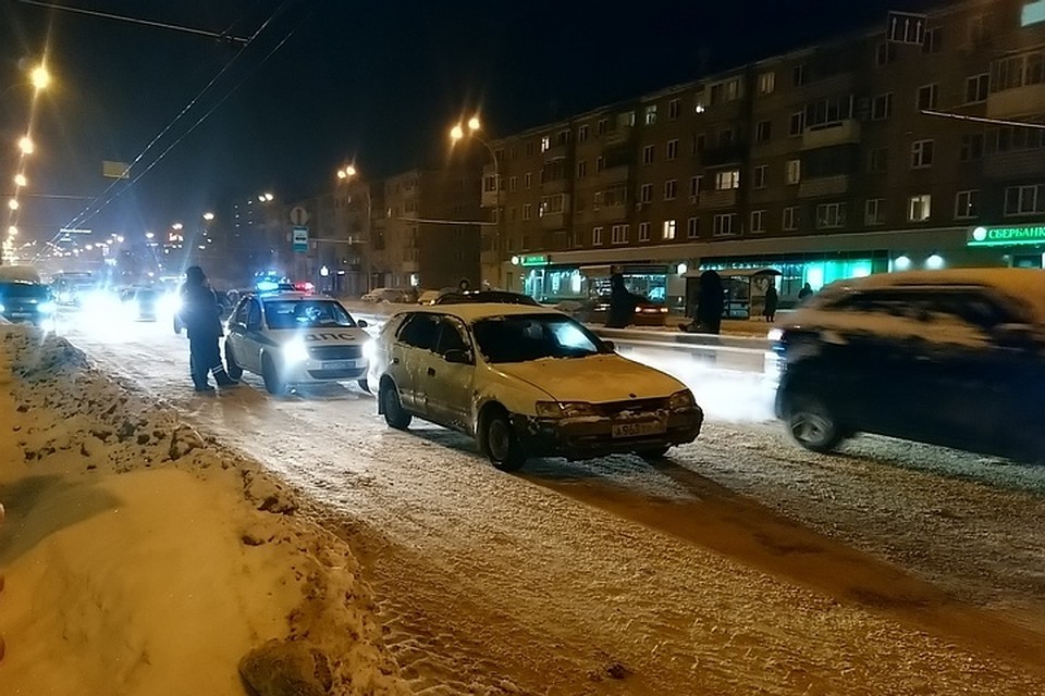 ДТП на пересечении проспекта Ленина и улицы Красная