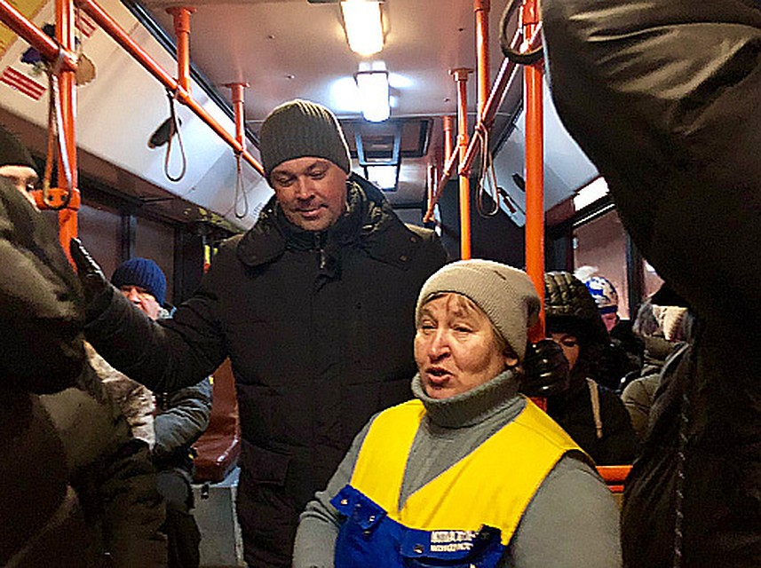 Проверить успели три маршрута: № 43, 11 и 12. Без нарушений не обошлось. Фото: пресс-служба департамента транспорта