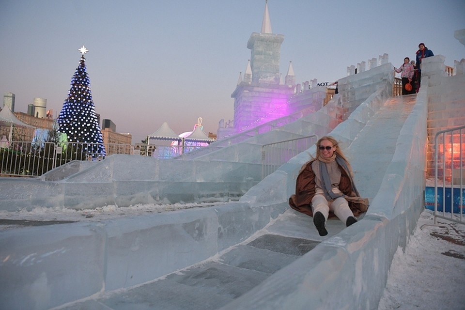 Ледяные и снежные городки 2018-2019 в Омске