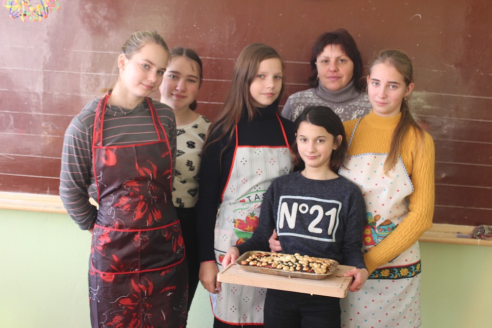 Ученики заповедненской школы