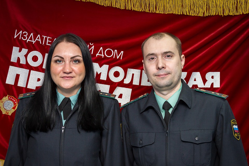 Кристина Кашина, начальник отдела организации исполнительного производства и Дмитрий Шеломенцев, Заместитель руководителя Управления Федеральной службы судебных приставов по Свердловской области