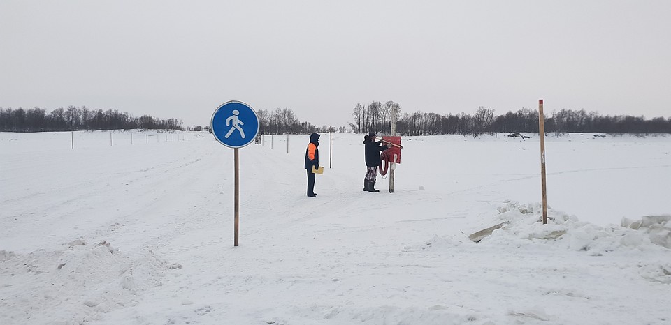 В Омской области открылись две ледовые переправы