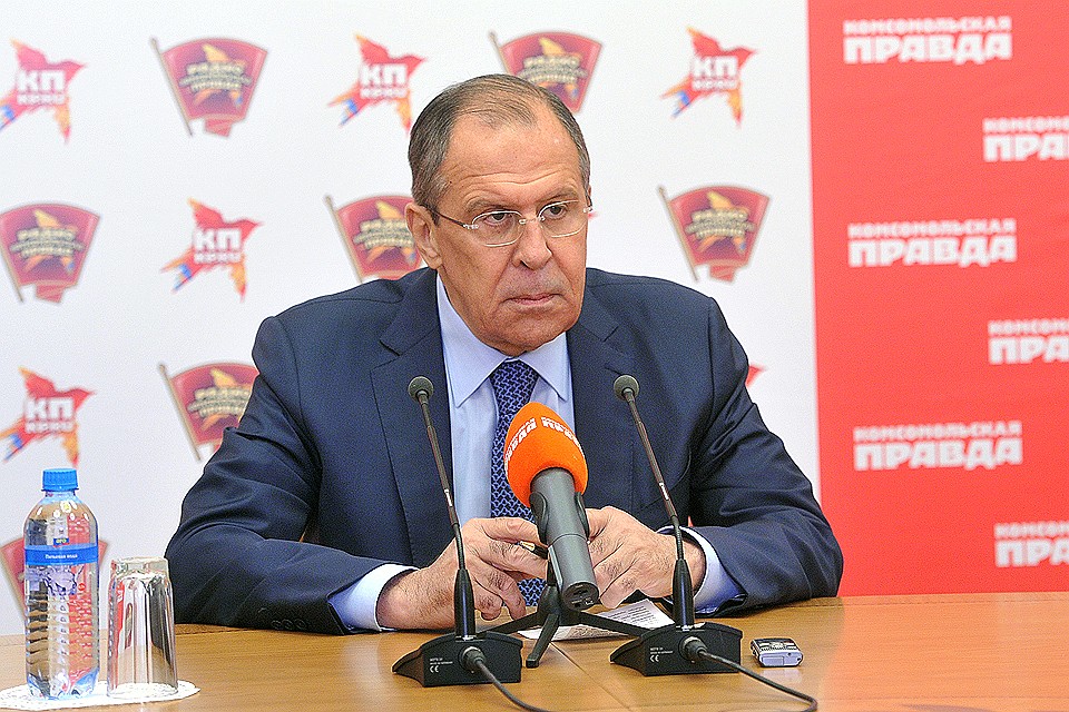 Глава МИД Российской Федерации Сергей Лавров.