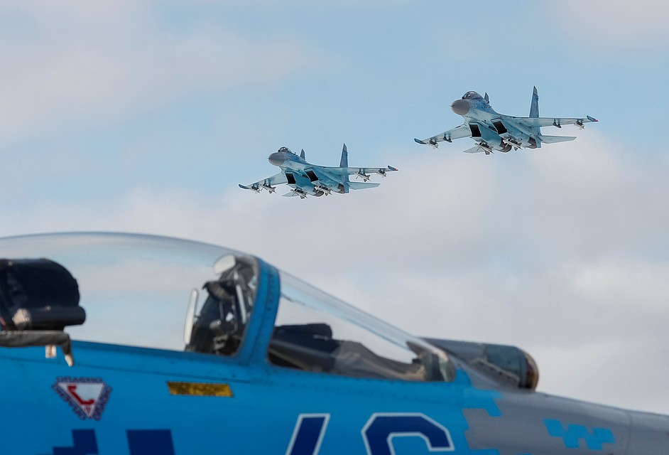 На Украине разбился истребитель Су-27