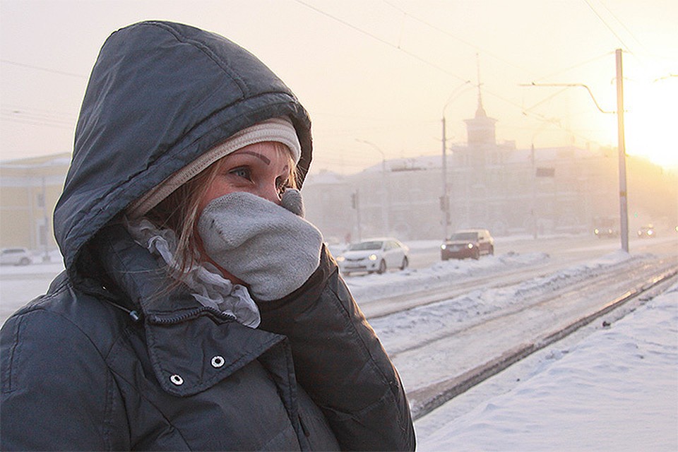 К 06:00 мск столбики термометров в столице опустились до отметки в -15,8 градуса