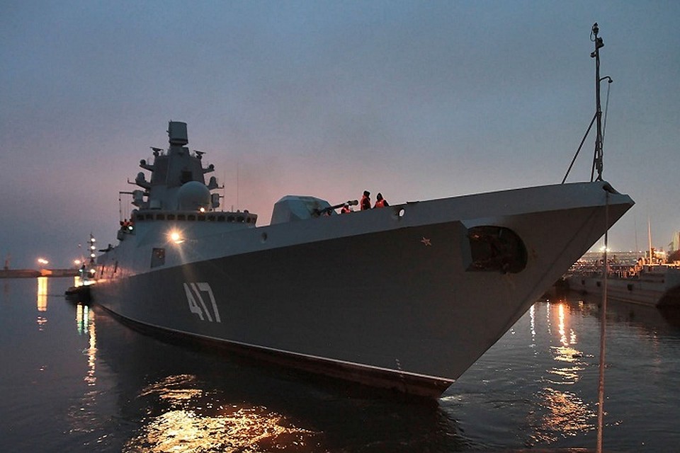 Новейший фрегат "Адмирал флота Касатонов" отправился на ходовые испытания в Балтийское море. Фото: "Северная верфь"