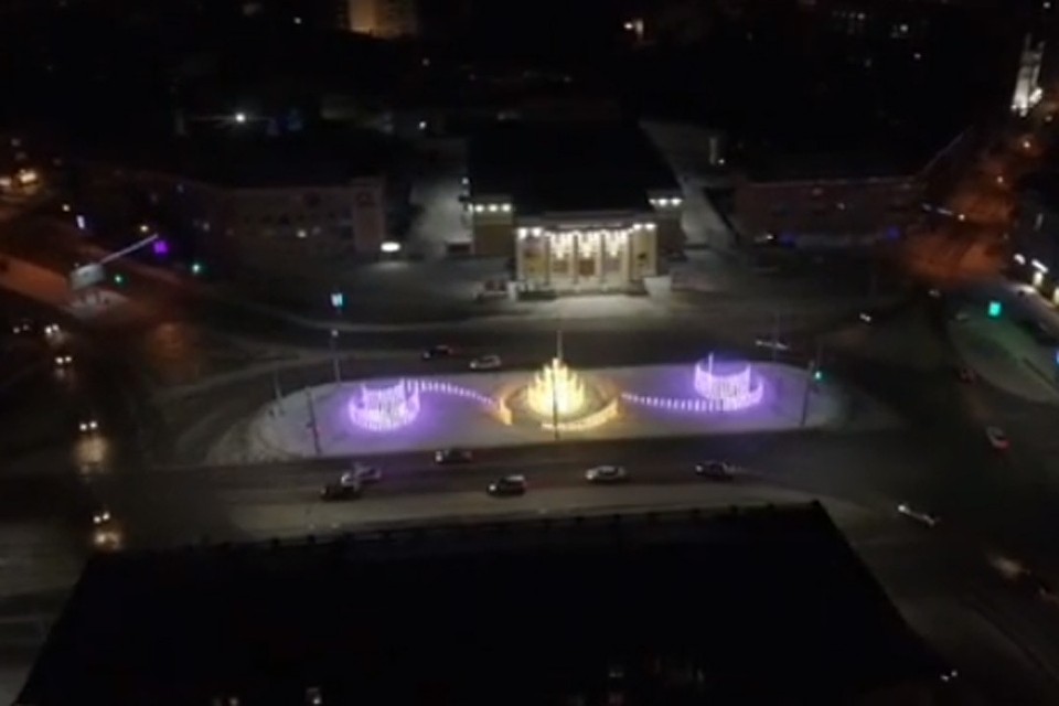 Площадь Октября в Барнауле