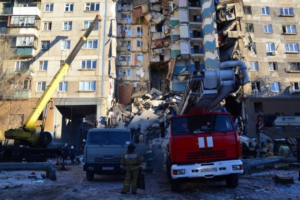 Разбор завалов на месте ЧП в Магнитогорске вновь приостановили