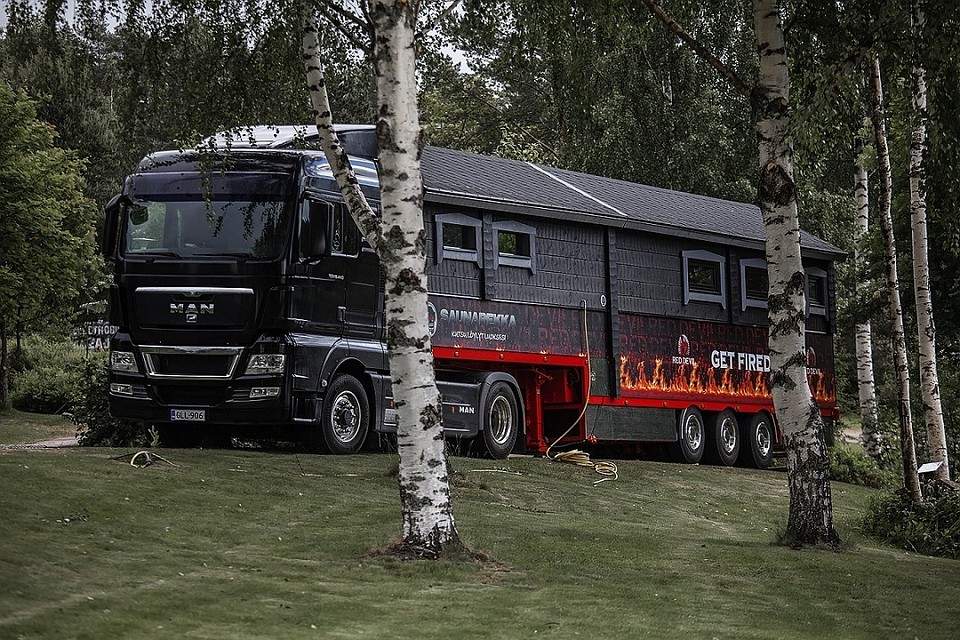 Sauna Truck - передвижная финская сауна
