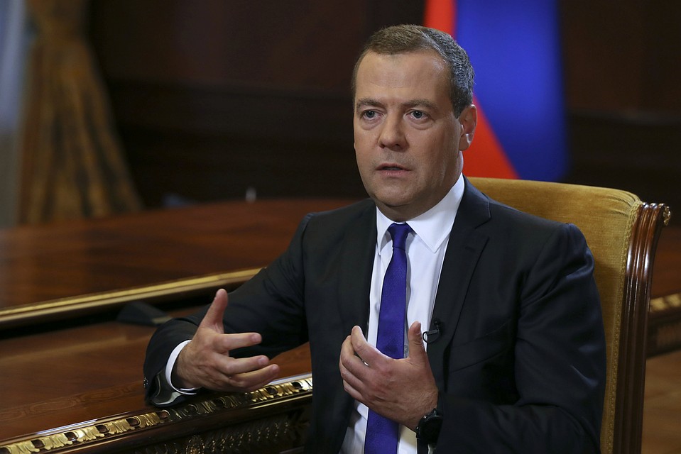 Премьер РФ Дмитрий Медведев
