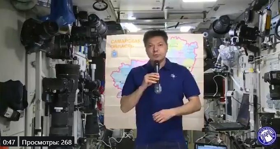Праздник космонавт встретил на МКС