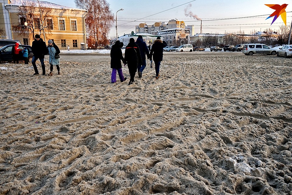 Зимой орловские улицы выглядят так