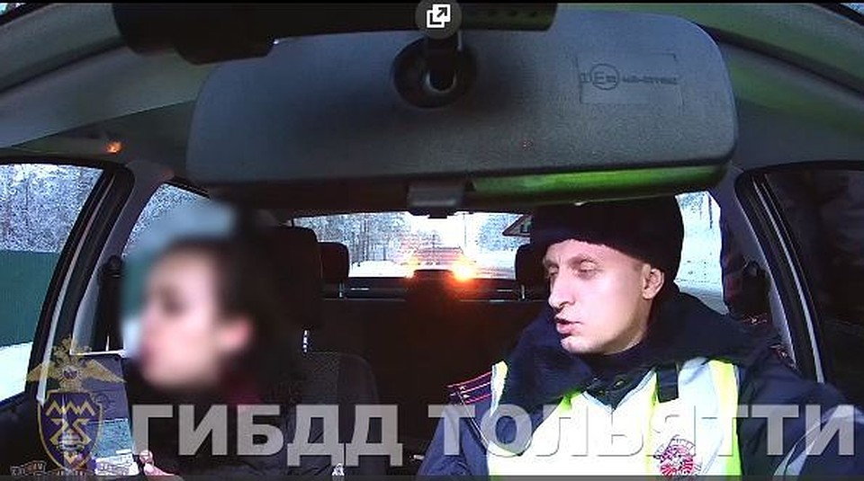 Девушка выпила и села за руль