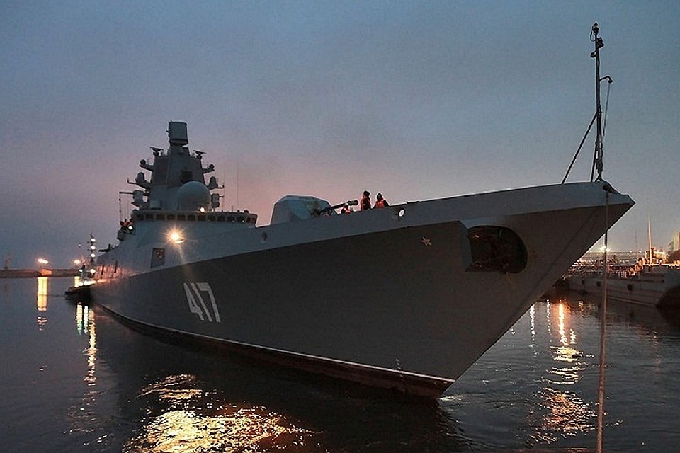 "Адмирал Касатонов" вернулся с испытаний в Петербург. Фото: "Северная верфь"
