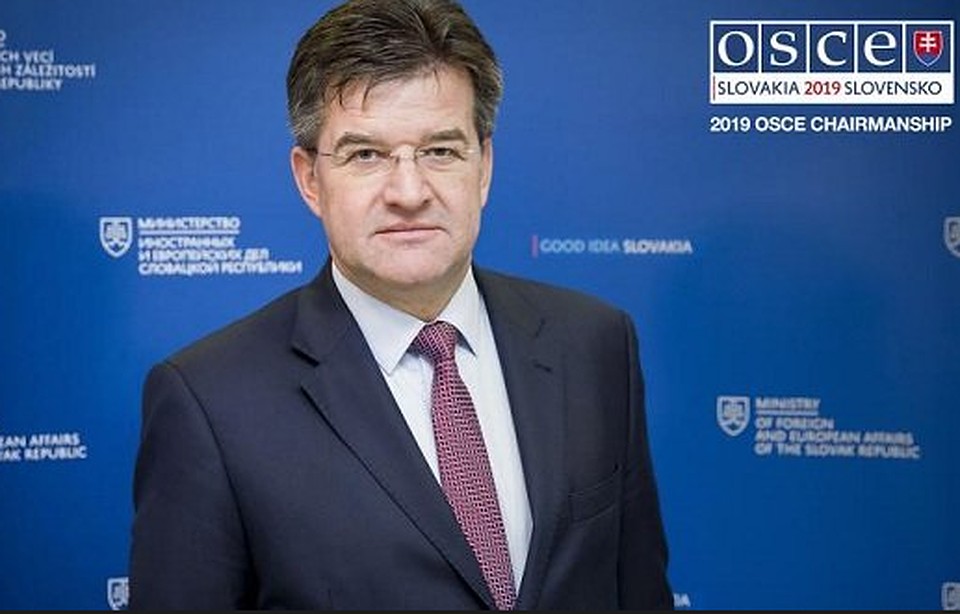 Мирослав Лайчак сообщил о готовности ОБСЕ поддержать ввод «голубых касок» в Донбасс. Фото: Пресс-центр ОБСЕ