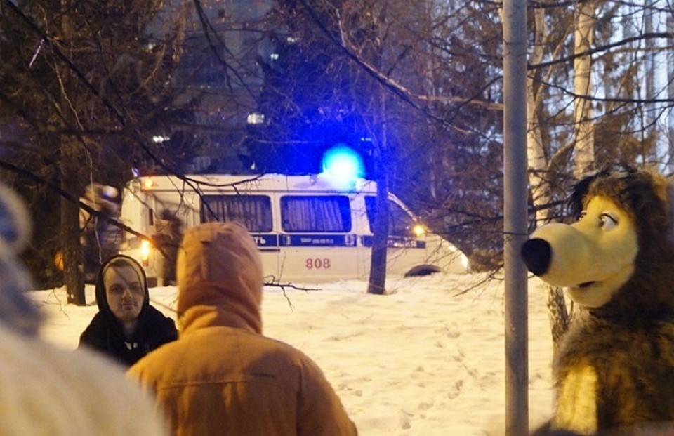 На праздник общественников приехала полиция