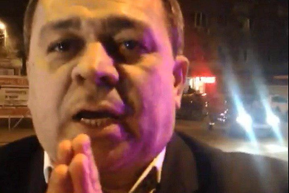 Очевидцы утверждали, что во время происшествия Арсен Крикоров был пьян в стельку. Фото: скриншот видео
