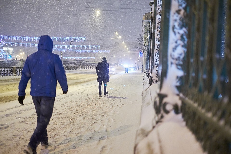 В воскресение, 3 февраля, в Петербурге и Ленобласти ожидается метель