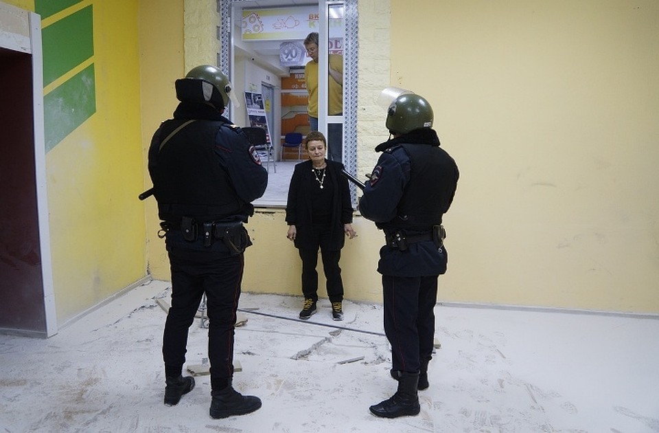 Ольга Росихина приехала на место разгрома.