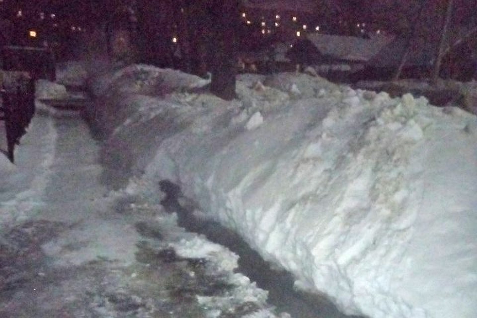 Чтобы отвести в сторону поток горячей воды, пришлось рыть траншеи.