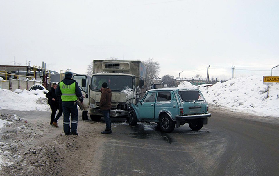 Фото с места ДТП.