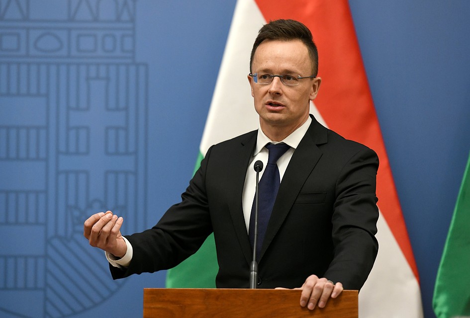 Министр иностранных дел Венгрии Петер Сийярто