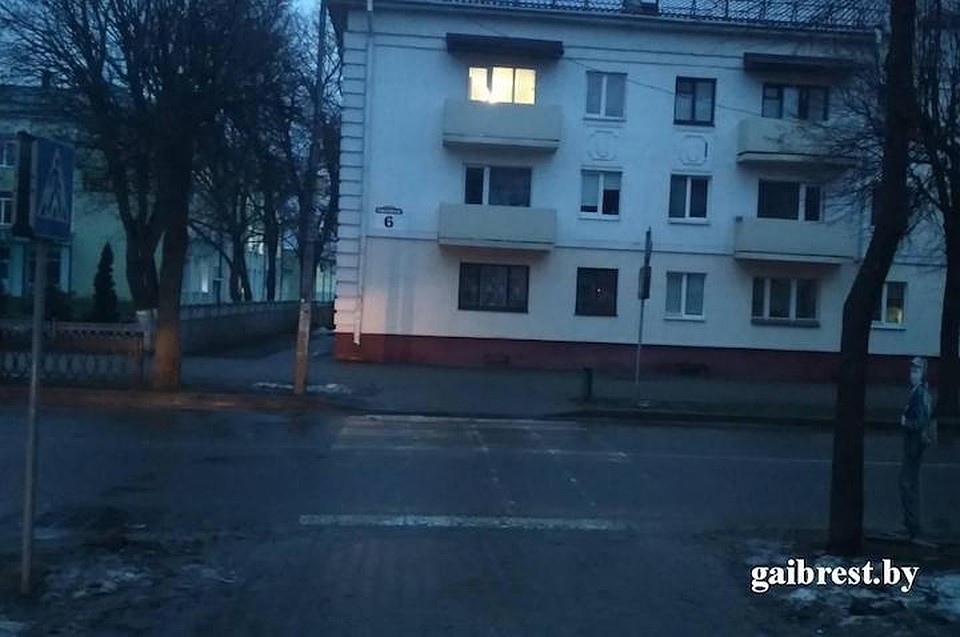 В Кобрине автомобиль сбил школьницу на пешеходном переходе Фото с сайта: gaibrest.by