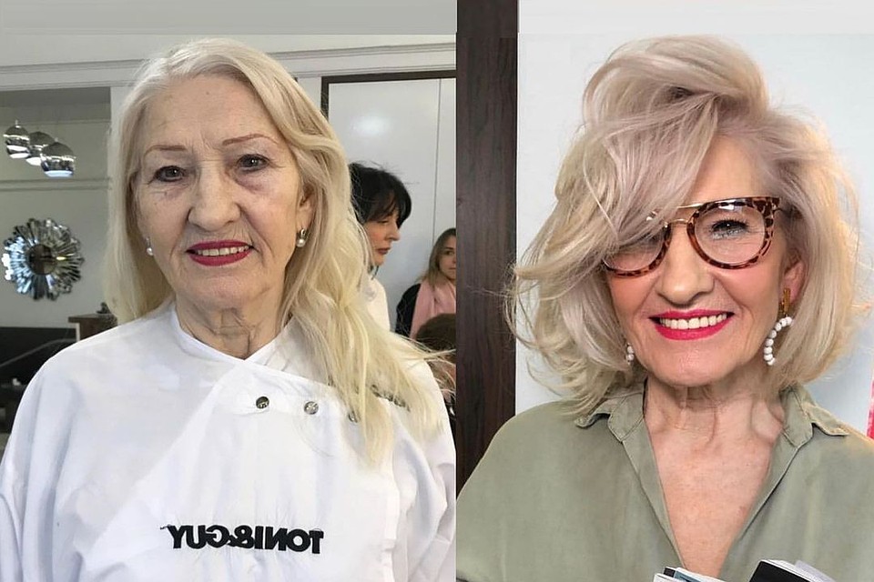 Всего лишь за несколько часов Галина изменилась настолько, что покорила соцсети. Фото: https://www.instagram.com/beauty__experts/