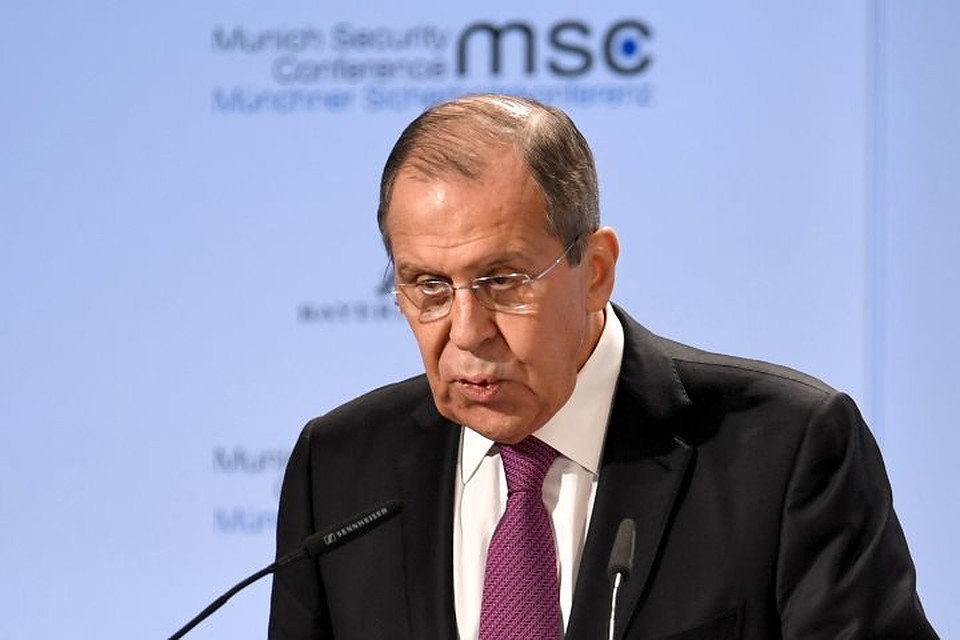 Министр иностранных дел России Сергей Лавров