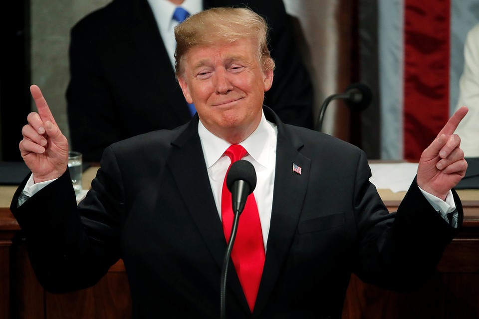 Американский лидер Дональд Трамп