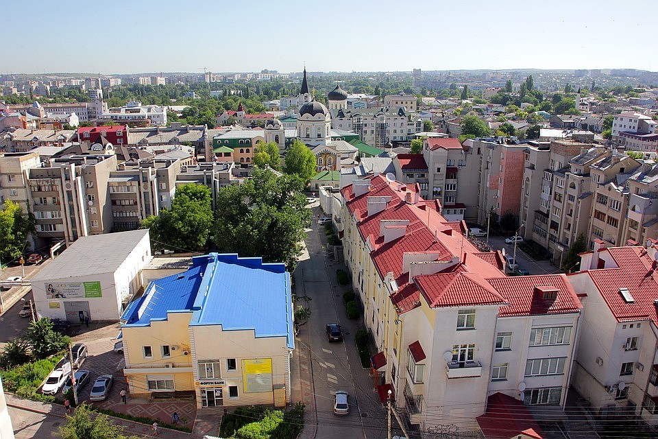 Крымская столица с высоты птичьего полета