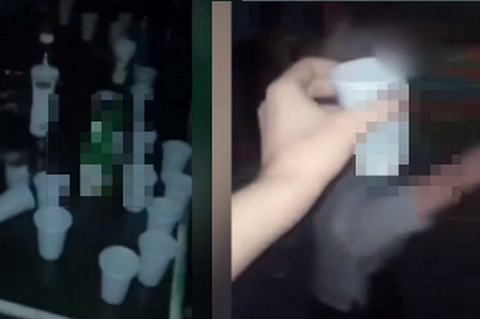Кадр из скандального видео