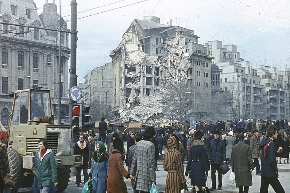 Последствия землетрясения в 1977 году. Фото: publika.md