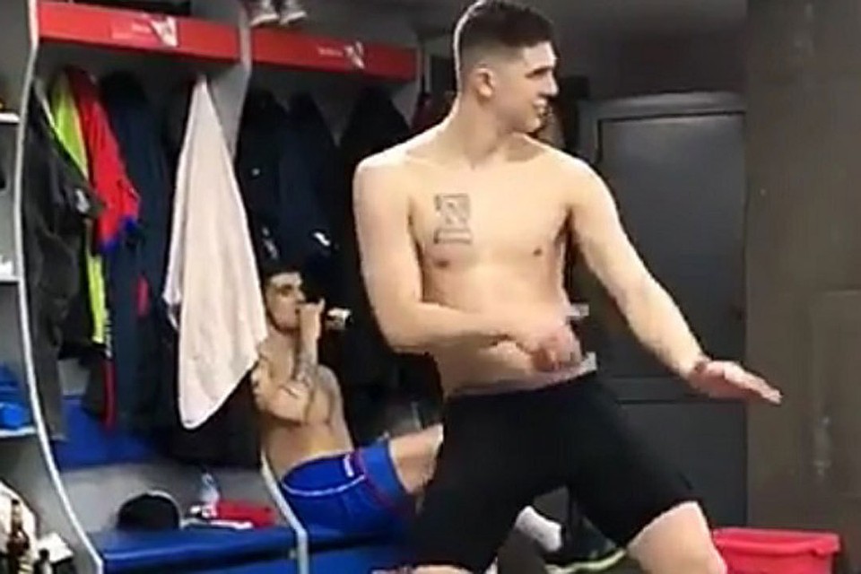 Дарко Джукич зашел на площадке. а потом в раздевалке. Фото: стоп-кадр видео
