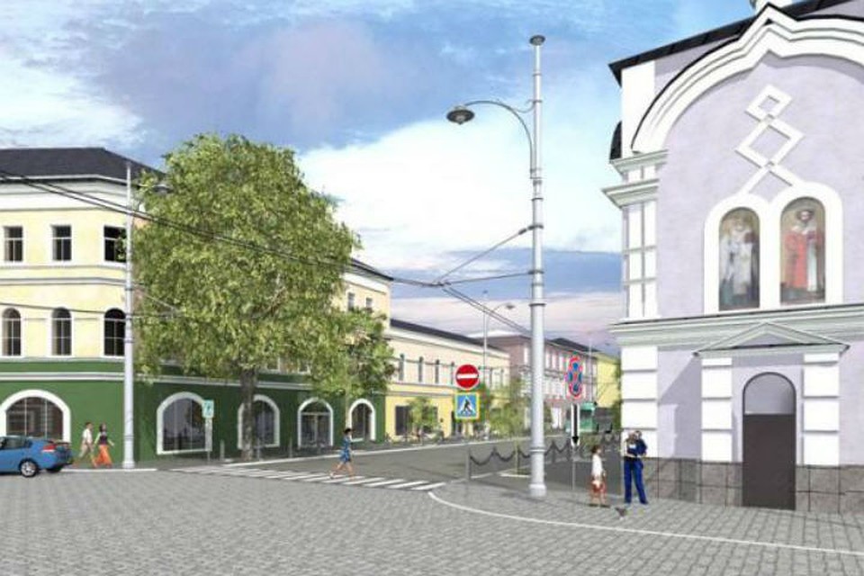 В этом году в Рыбинске отремонтируют главную улицу исторического центра. Фото: администрация Рыбинска.