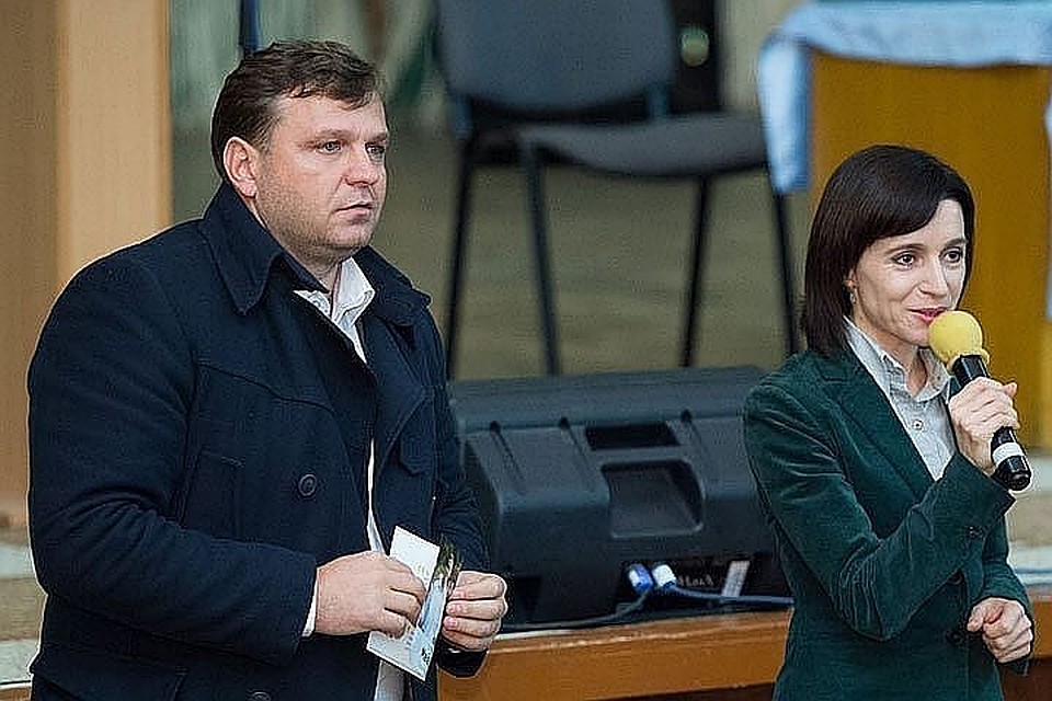 Андрей Нэстасе и Майя Санду