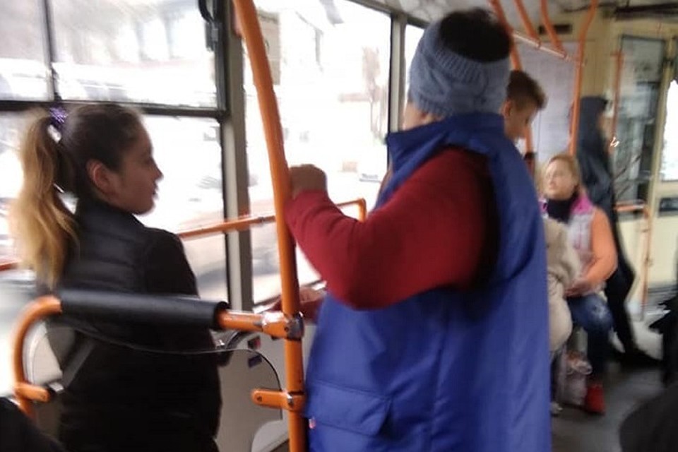 Тот самый кондуктор, которая затеяла ссору на национальной почве (Фото: соцсети).