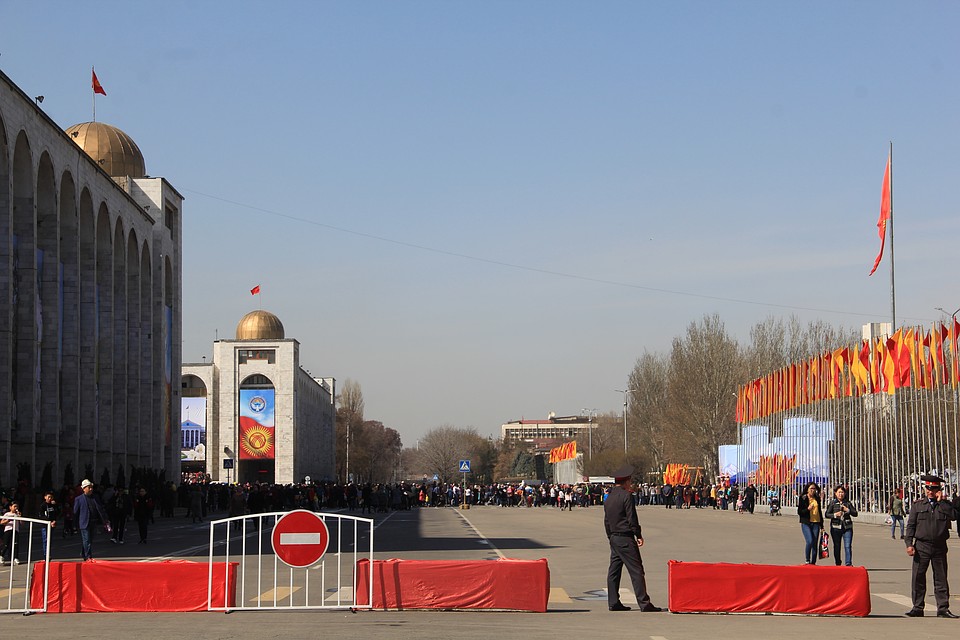 21 марта центральные улицы в Бишкеке перекроют